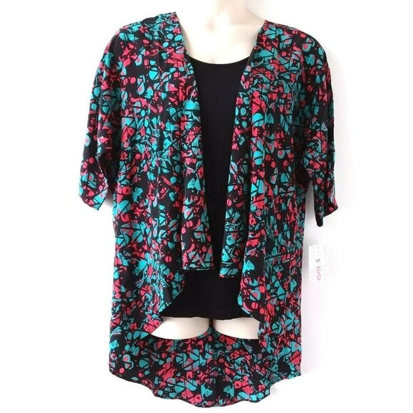 LuLaRoe Geometric Print Lindsay Kimono - Picture 1 of 8
